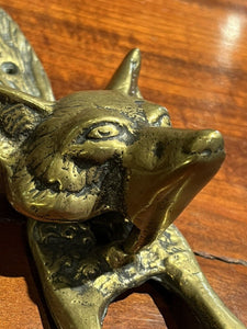 Brass Fox Door Knocker