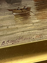 Marine Oil Painting, Signed And Dated 1909