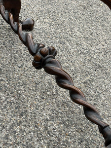 Antique  Mahogany Embroidery/ Tapestry Stand