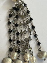 Honora Pearl Silver 925  Natural Stone Long Drop Earrings Boxed