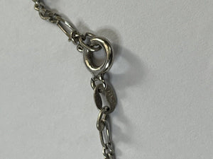 Vintage Silver 925 Heart Padlock 4 Charm Bracelet