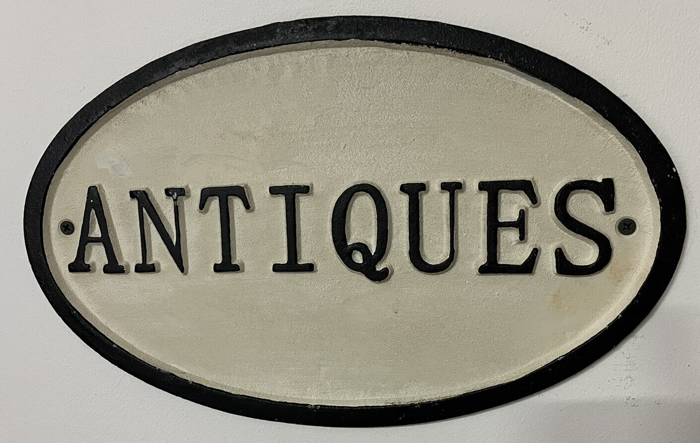 Antique Shop Cast Iron Sign. Ship Worldwide