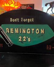 Advertising Cabinet. Remington Shop Counter Cabinet.