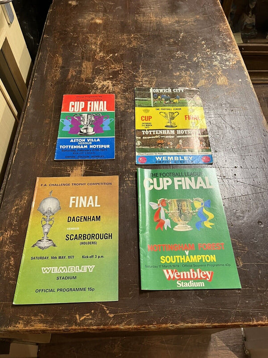 Collection Of Cup Final Programmes
