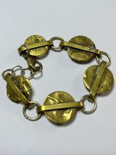 Vintage Gold Tone Textured Bracelet