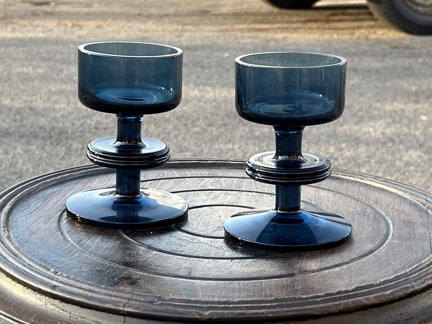 Mid Century Candle Holders
