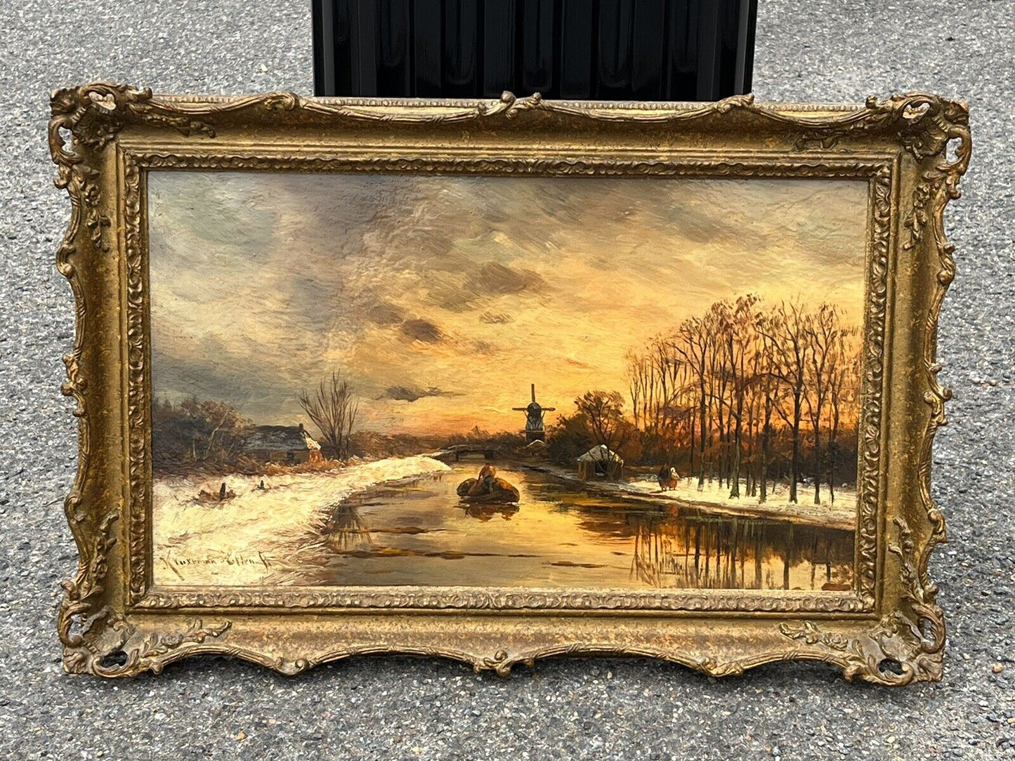Hendrik Dirk Kruseman vanElten(Dutch, 1829-1904) A Winter Landscape.