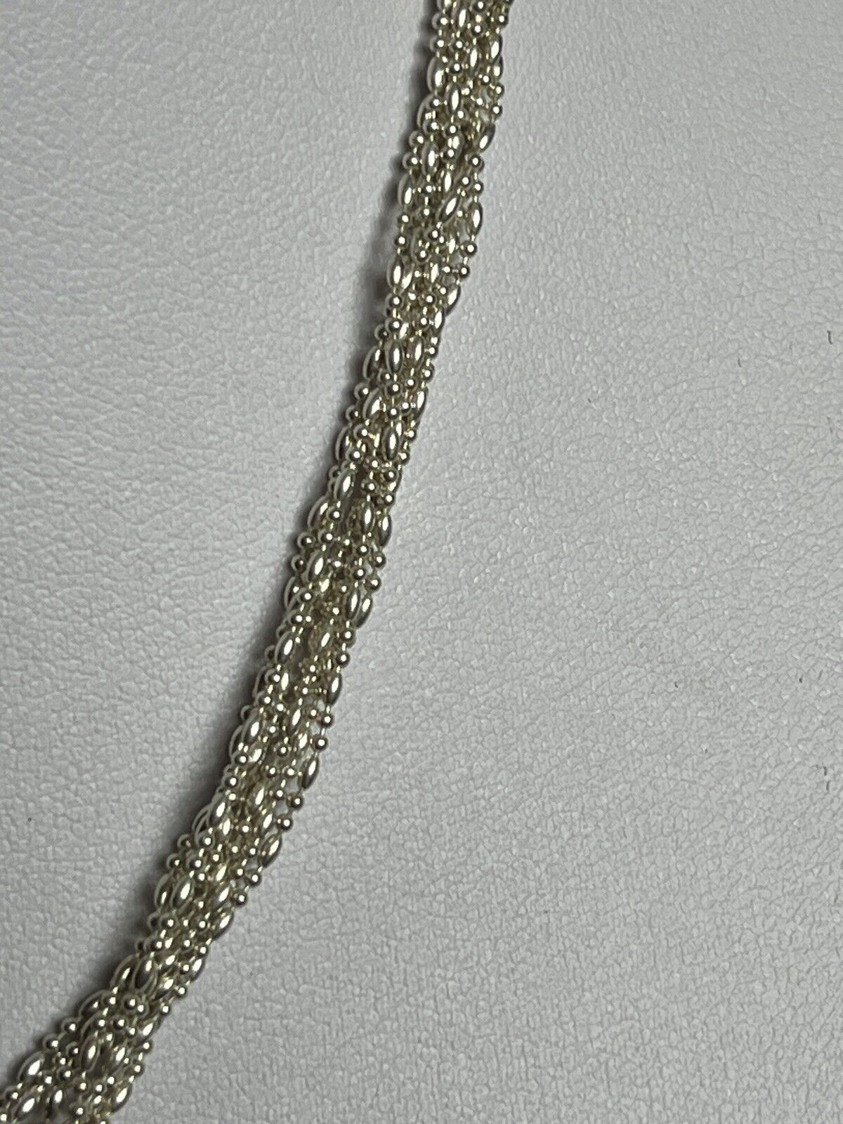 Vintage Silver 925 Multi Strand Necklace