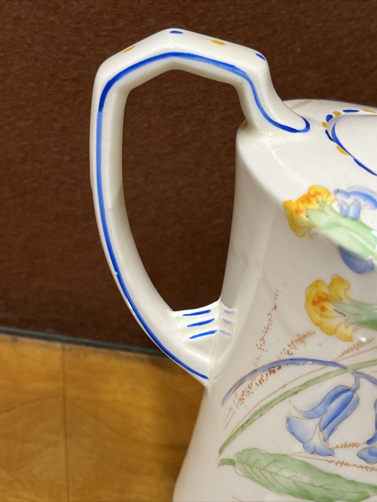Art Deco Meadow Sweet Coffee Pot By Crown Devon Fieldings