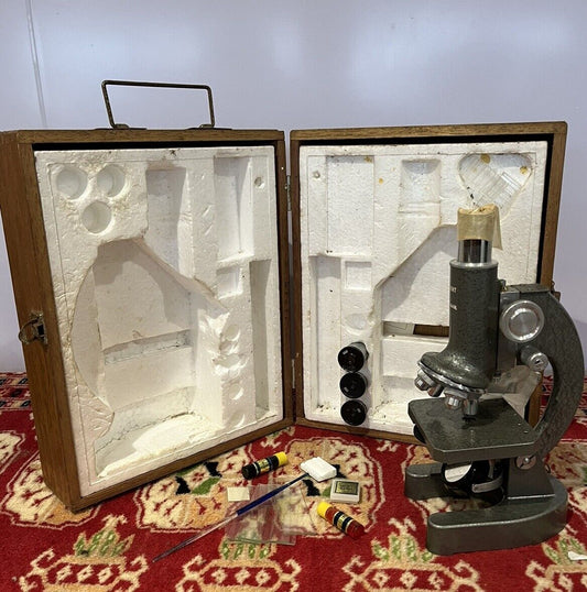 Microscope In Case.