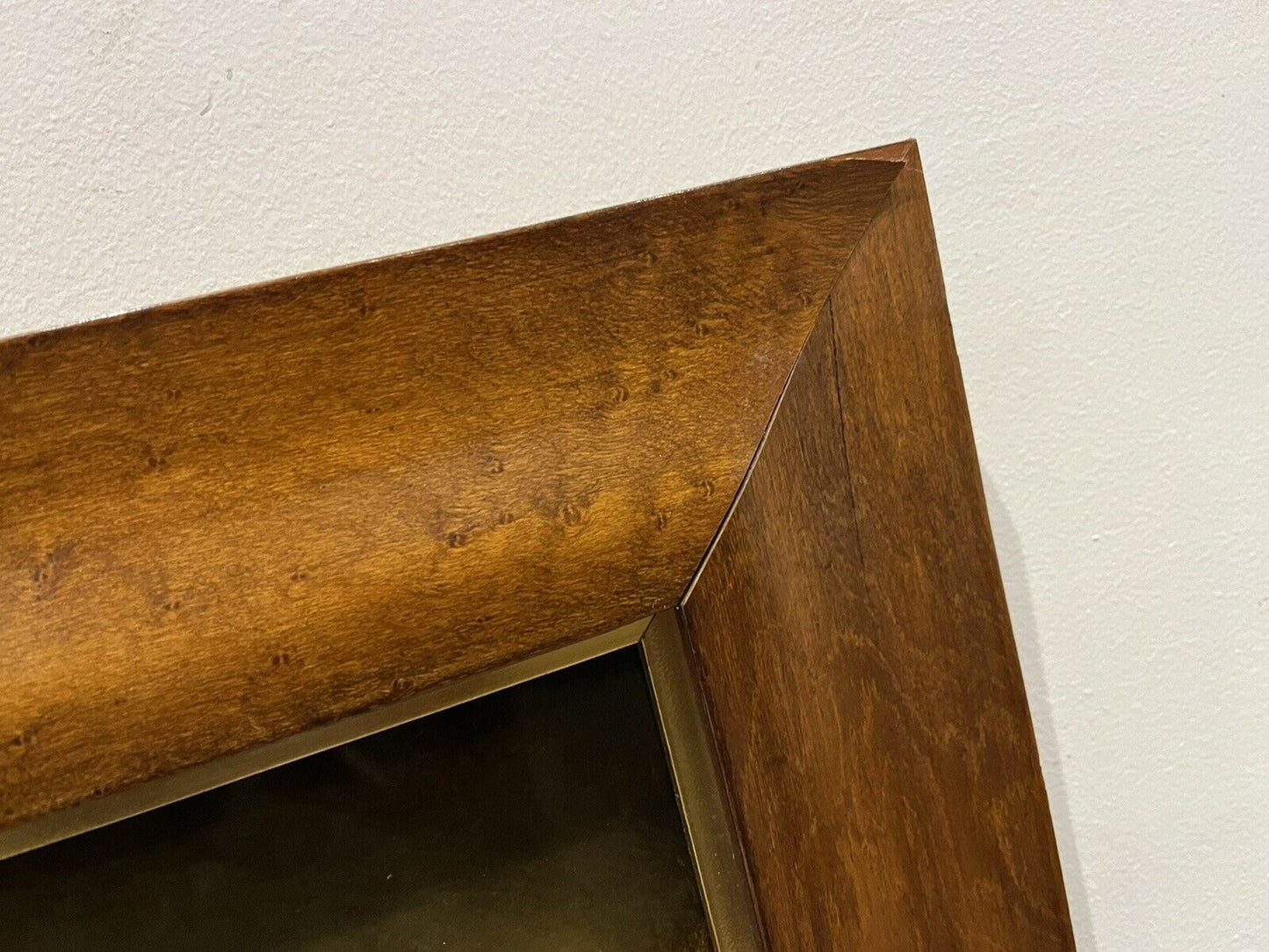 Victorian Crystoleum “ Going Out In The Morning “ In A Maple Frame.