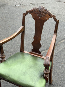 Antique Library Armchair.