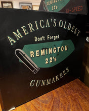 Advertising Cabinet. Remington Shop Counter Cabinet.