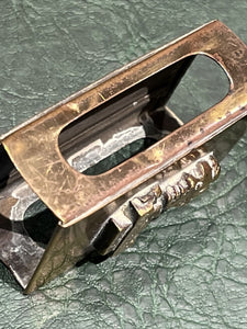 Match Striker, Brass Matchbox Holder & Novelty Ashtray Set.