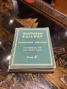 Southern Railway Passenger Services 1947