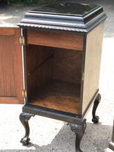 Pair Of Edwardian Wine Celleratte Cabinets With White Star Line Decoration.