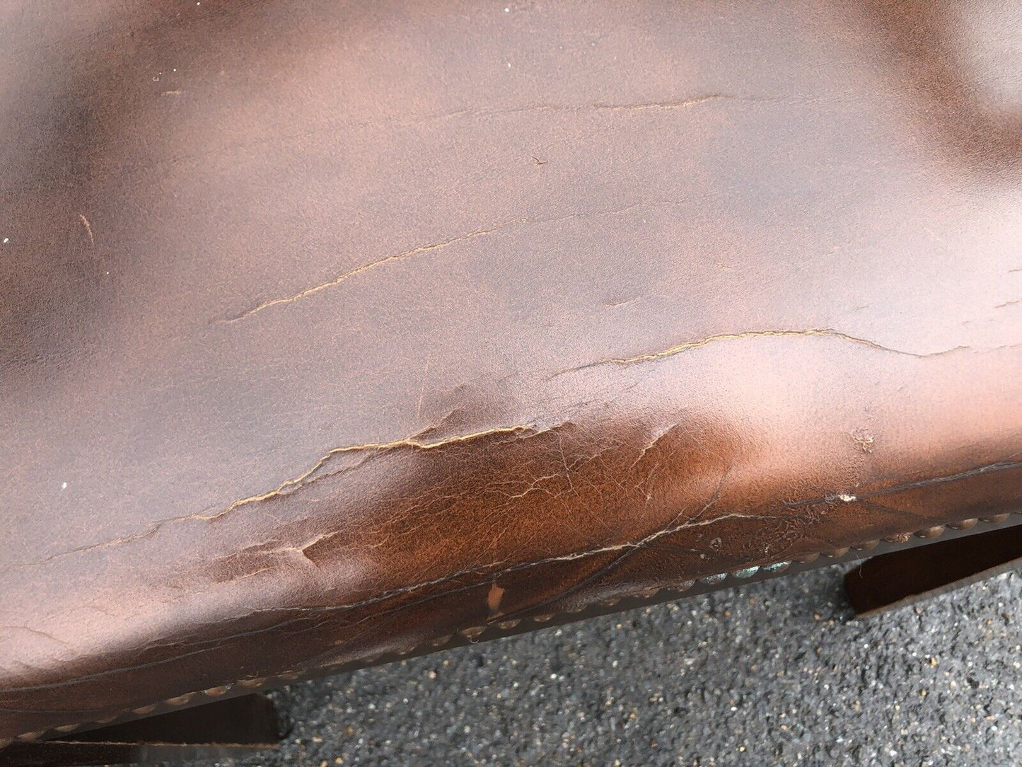 Brown Leather Pair Of Desk Chairs