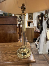 Brass Corinthian Column Standard Lamp And Matching Table Lamp