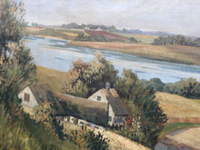 Danish Landscape Oil Painting In Gilt Frame, Signed, Large & Impressive