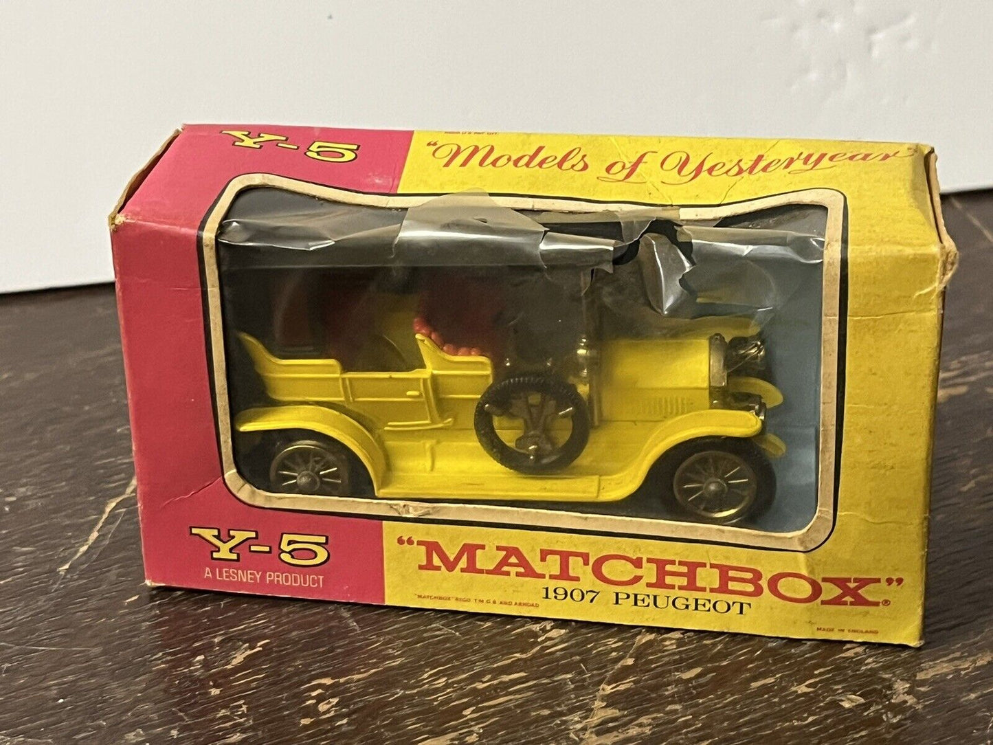 Matchbox 1907 Peugeot In Original Box