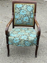 Regency Mahogany Country House Library Armchair.