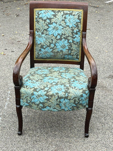 Regency Mahogany Country House Library Armchair.