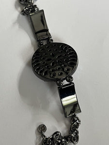 Butler And Wilson Gunmetal Black Aurora Borealis Bracelet