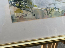 Framed Watercolour, Signed Hanson