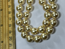 Vintage Faux Pearl Double Strand Necklace