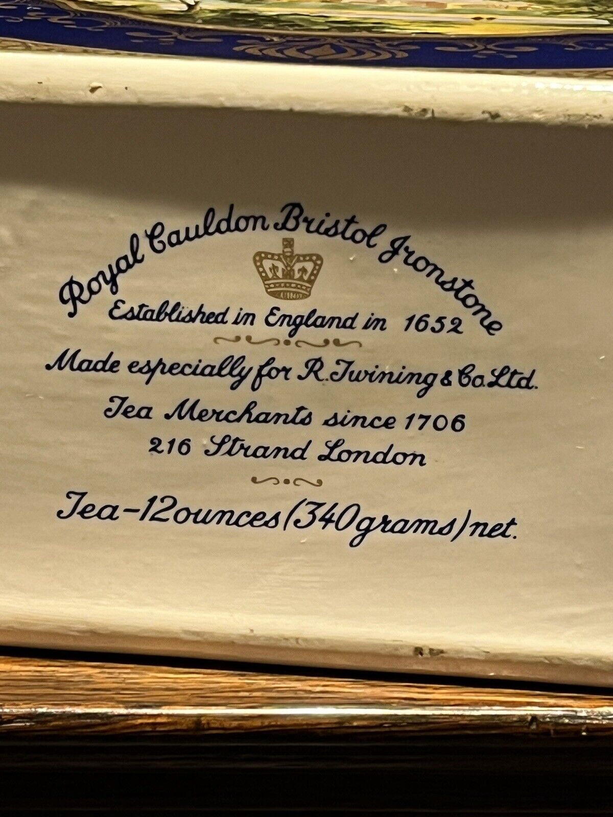 Porcelain Tea Caddy