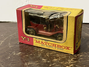 Matchbox 1911 Model T Ford In Original Box