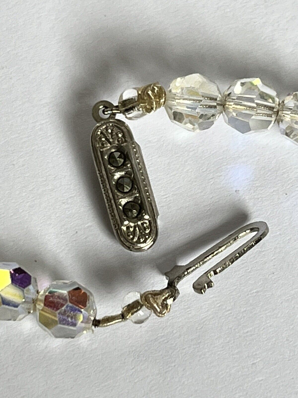 Vintage Aurora Borealis Beaded Necklace