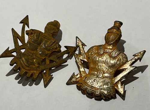 Pair Of Cap Badges