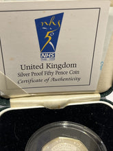 Silver Proof NHS Fifty Pence Coin