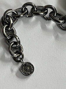 Butler And Wilson Gunmetal Black Aurora Borealis Bracelet