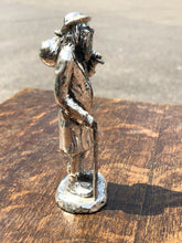Silver Plate Figure. Homeless, Highly Detailed Figure.