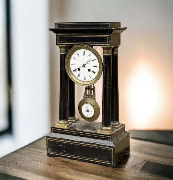 French Antique Boulle Clock. Chines On A Bell