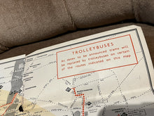 London Transport 1938 Number 2 Trolleybus And Tram Map